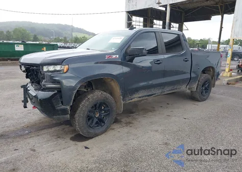 2021 Chevrolet Silverado 1500 4Wd Short Bed Lt Trail Boss z USA, uszkodzony, nr VIN 1GCPYFED2MZ250749